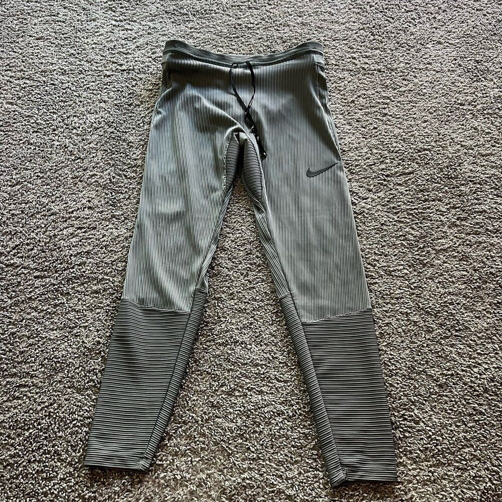 Nike Dri-Fit Swift Flyvent Running Tights Pants Grey Mens L CZ8835-084